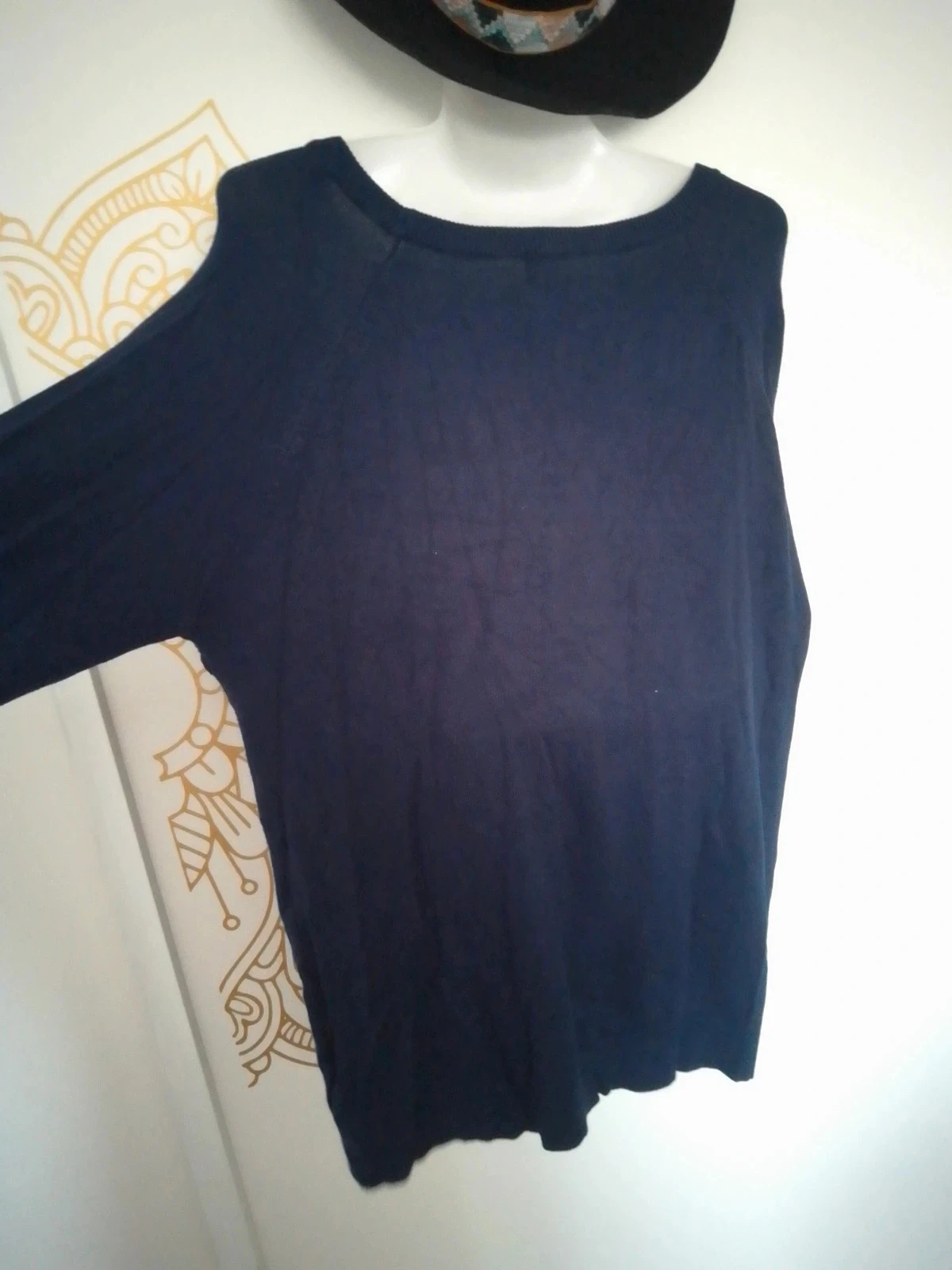 Pull bleu marine taille 46 – photo 4